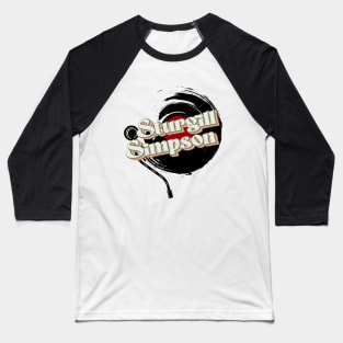 John Sturgill Simpson // Vinyl Vintage Style Baseball T-Shirt